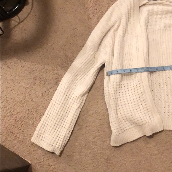 Chenille mixed stitch cardigan sz XXS - Picture 8 of 8